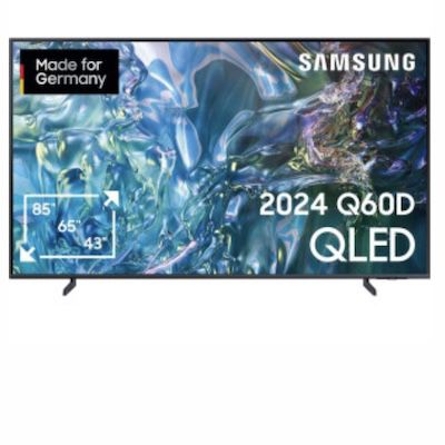 Samsung GQ75Q60DAU – QLED 4K Fernseher mit 75 Zoll für 749€ (statt 955€)