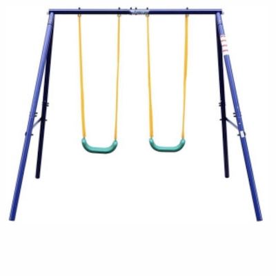 👦 MUWO „Nepomuk“ Spielgerüst mit Doppelschaukel für 57,94€ (statt 114€)