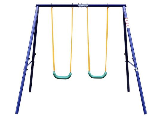 MUWO Nepomuk Spielgerüst mit Doppelschaukel für 64,94€ (statt 114€)