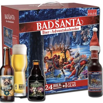 🎅🍻Kalea Bier Adventskalender 2024 Bad Santa Edition für 49,99€ (statt 60€)