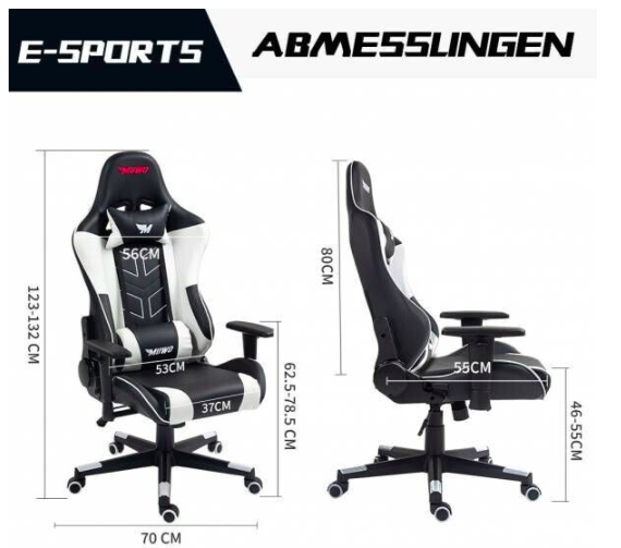 MUWO „DEV1L“ E Sports Gamingstuhl in 5 Farben für 71,81€ (statt 120€)