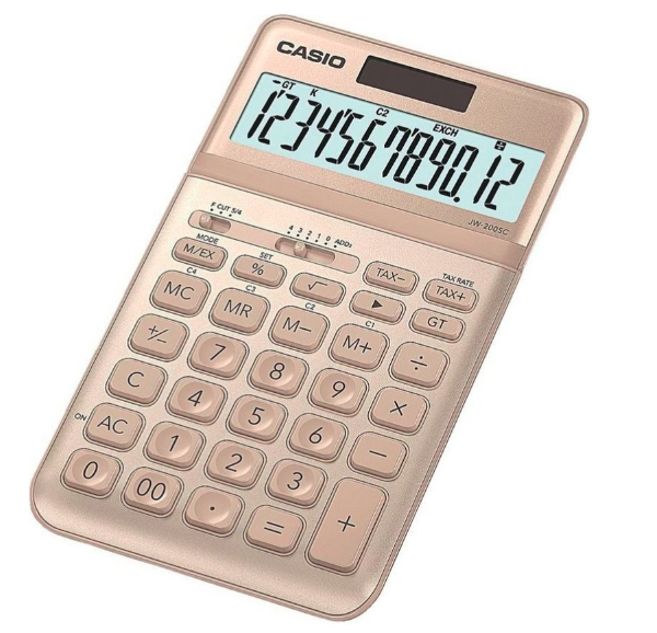 Casio JW 200SC GD Technisch Wissenschaftlicher Taschenrechner für 6,99€ (statt 21€)