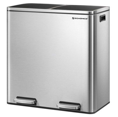 SONGMICS Mülleimer 2x 30L aus Edelstahl für 85,99€ (statt 104€)