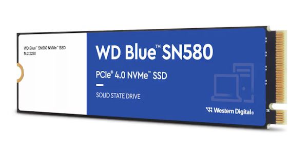 WD Blue SN580 NVMe SSD mit 2TB ab 99€ (statt 110€)