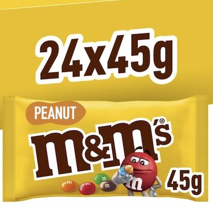 😋 24er Pack M&M’S Schokolinsen mit Erdnusskern (1,1kg) ab 10,38€ (statt 18€)