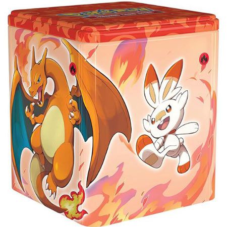 Pokémon Feuer Stapel Tin Box: Glurak mit 3 Boosterpacks & 1 Münze für 12,12€ (statt 16€)
