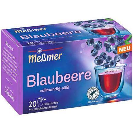 🍵 4 x Meßmer Blaubeere, je 20 Teebeutel ab 6,08€ (statt 10€)