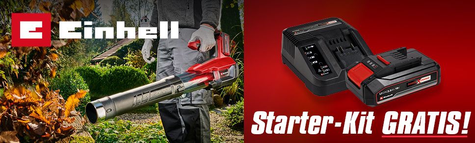 🔥 voelkner: Gratis Einhell Starter Kit (2,5Ah) beim Kauf von ausgewähltem Solo Gerät