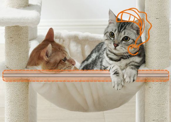 😺 Feandrea modern Katzenbaum in Vintagebraun für 59,99€ (statt 78€)
