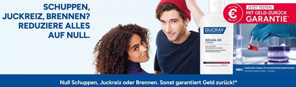 Wieder da! Ducray Kelual DS Shampoo kostenlos ausprobieren
