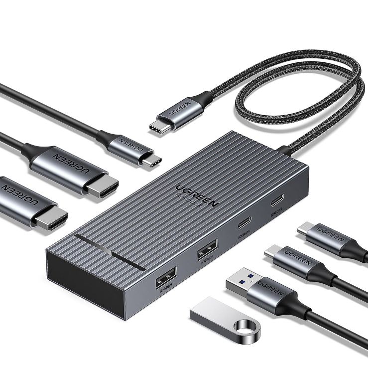UGREEN Revodok Pro 10Gbps USB C Hub für 25,97€ (statt 40€)