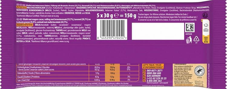 🍫 4 x 5er Pack Nestlé LION Brownie Style Schokoriegel ab 7€ (statt 10€)