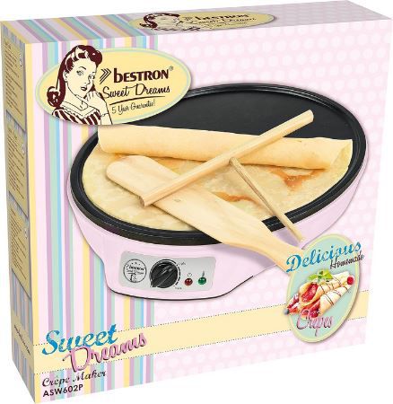 Bestron Crêpes Maker im Retro Design für 19,99€ (statt 31€)