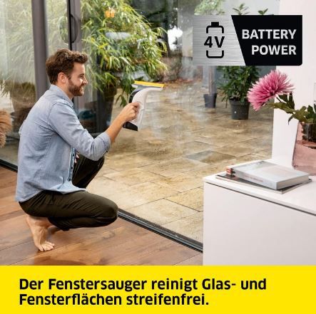 Kärcher WV 4 4 Plus Fenstersauger ohne Akku für 49,99€ (statt 62€)