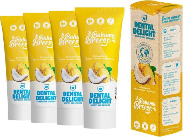 🦷 4er Pack Dental Delight Bahama Breeze Zahnpasta ab 6,45€ (statt 8€)