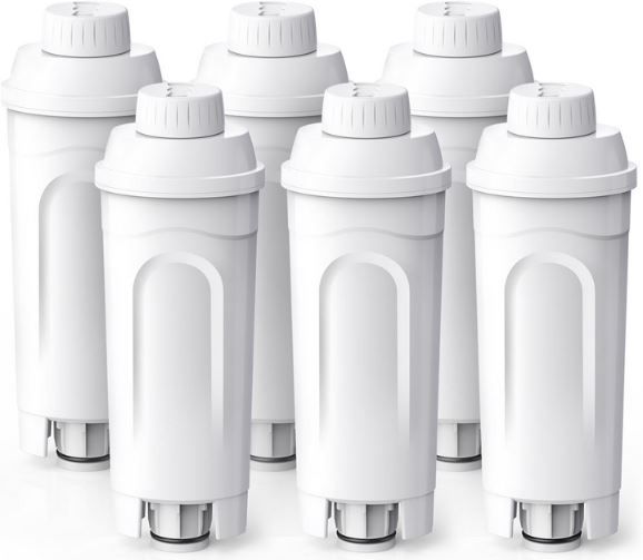 6x Wasserfilter kompatibel zu DeLonghi DLSC002 für Vollautomaten für 16,49€ (statt 27€)