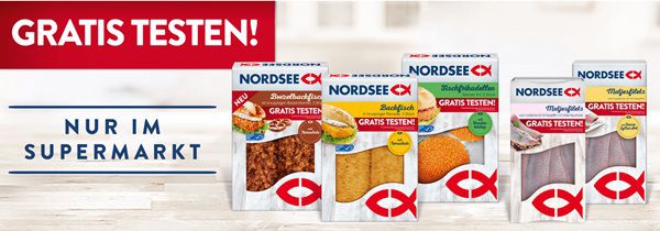 Wieder da! Nordsee Fisch kostenlos ausprobieren