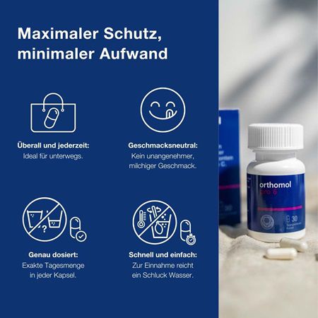 Wieder da! Produktprobe von Orthomol Pro 6 kostenlos anfordern