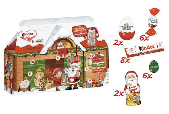 kinder Mix Adventskalender 3D Haus für 8,54€ (statt 12€)