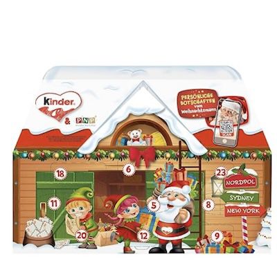 🎄 Kinder Mix Adventskalender 3D Haus ➡️ für 9,99€ (statt 14€)
