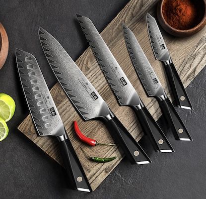 SHAN ZU 7 tlg. Küchenmesserset für 194,99€ (statt 220€)