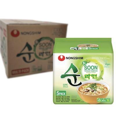 🍜 40x 112g NONGSHIM   Instant Nudeln Soon Veggie für 39,99€ (statt 64€)