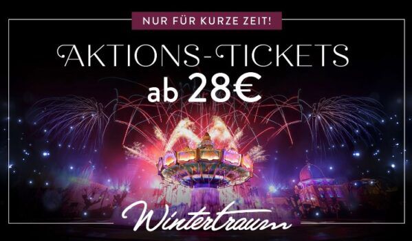 ⛄ Wintertraum Tickets für das Phantasialand ❄️ für 2025/26 schon ab 28€ (statt 78€)