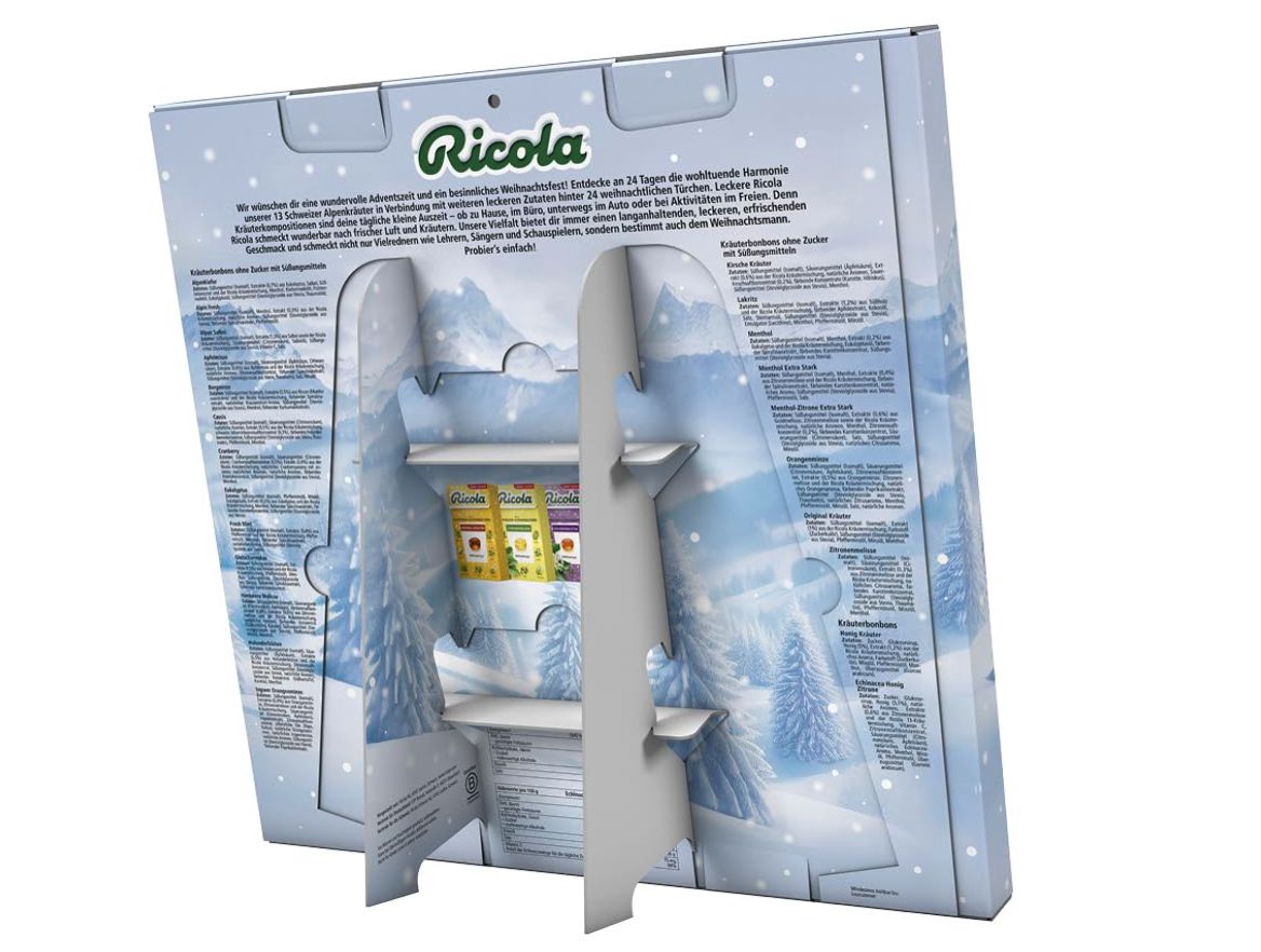Ricola Adventskalender 2025 für 25,39€ (statt 30€) Ricola Adventskalender 2025 für 25,39€ (statt 30€)