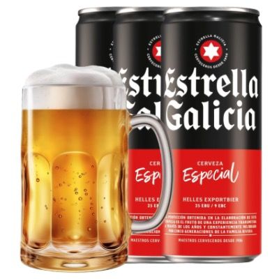 🍺 24x Estrella Galicia Especial Lager je 0,33L ab 17,09€ (statt 22€) – 0,71€ pro Dose