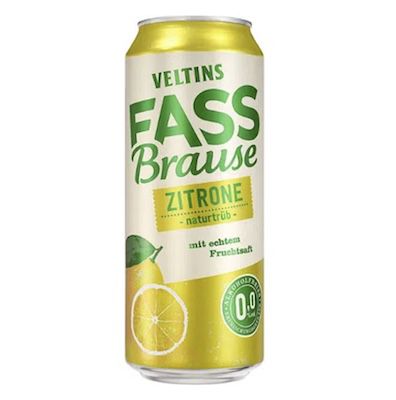 🍋 24x VELTINS Fassbrause Zitrone alkoholfrei ab 18€ (statt 24€) – 75 Cent pro Dose