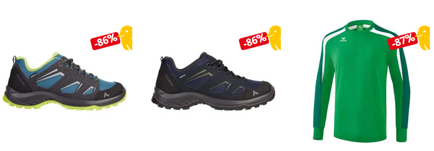 Black Pickday: bis 93% Rabatt   Sportfashion Sale ab 2€ +VSK bis Mitternacht!