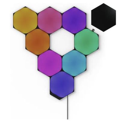 Nanoleaf Shapes Ultra Black Hexagon Starter Kit, 9 Paneele für 134,99€ (statt 161€)