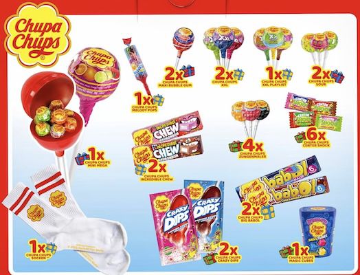 🍭 Chupa Chups XXL Adventskalender 2025 für 7€ (statt 24€)