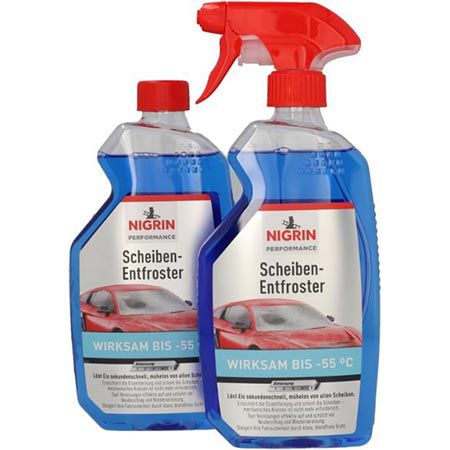 2er Pack Nigrin Scheiben Entfroster Sprühflasche, 2 x 500ml für 8,99€ (statt 12€)