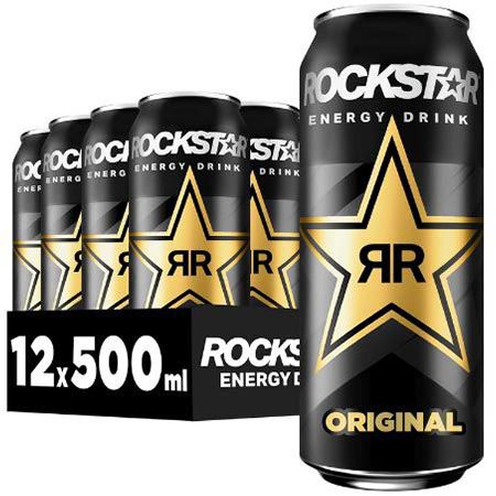 ⚡ 12x Rockstar Energy Original, 0,5L für 9,89€ (statt 18€) – Nur 0,82€ pro Dose