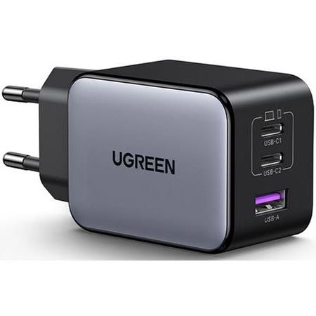 ⚡ UGREEN Nexode X 3-Port USB-C/A PD Ladegerät, max. 65W für 27,99€ (statt 48€)