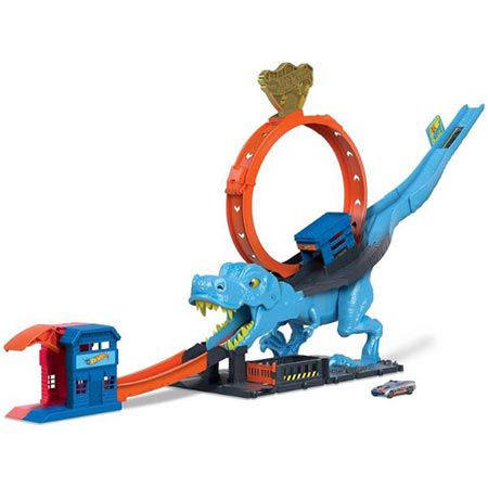 Hot Wheels HNP77 Autorennbahn T-Rex Angriff für 29,99€ (statt 40€)
