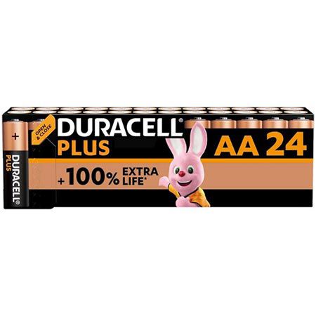 🔋 24er Pack Duracell Plus AA Batterien für 15,95€ (statt 21€)
