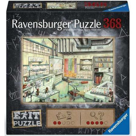 Ravensburger EXIT Das Labor Puzzle, 368 Teile für 8,05€ (statt 14€)
