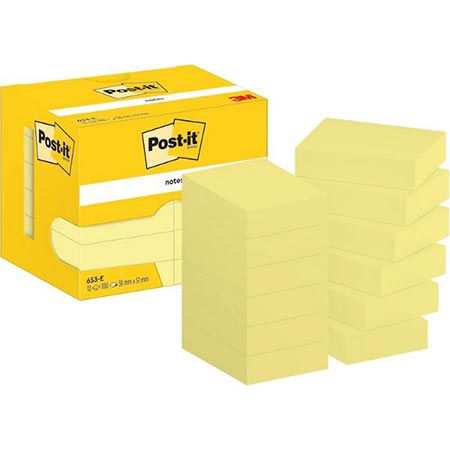 📝 12x 100 Blatt Post-it Notizen in Kanariengelb ab 6,45€ (statt 14€)
