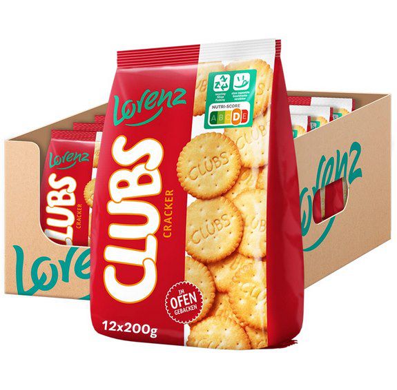 🤤 12x Lorenz Snack World Party Clubs (je 200g) ab 10,83€ (statt 22€)