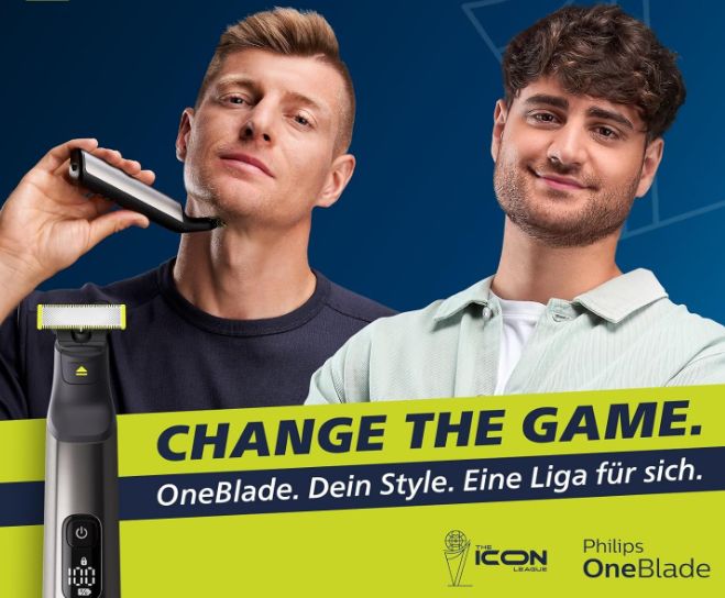 🪒 5er Pack Philips OneBlade QP250/50 für 37,99€ (statt 45€)