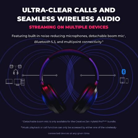 Creative Zen Hybrid Pro Bluetooth Headset für 63,99€ (statt 79€)