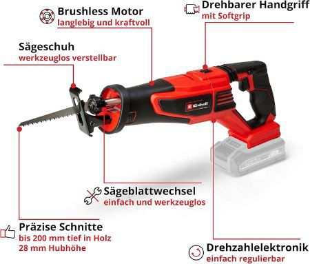 Einhell TP AP 18/28 Akku Universalsäge für 78,49€ (statt 91€)