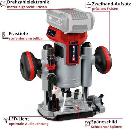 Einhell Professional TP RO 18 Akku Oberfräsen Kantenfräsen Set für 170,95€ (statt 191€)