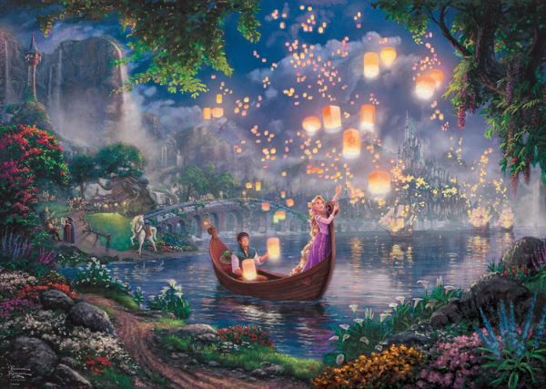 Schmidt Spiele Thomas Kinkade, Rapunzel, 1.000 Teile Puzzle für 7,99€ (statt 12€)