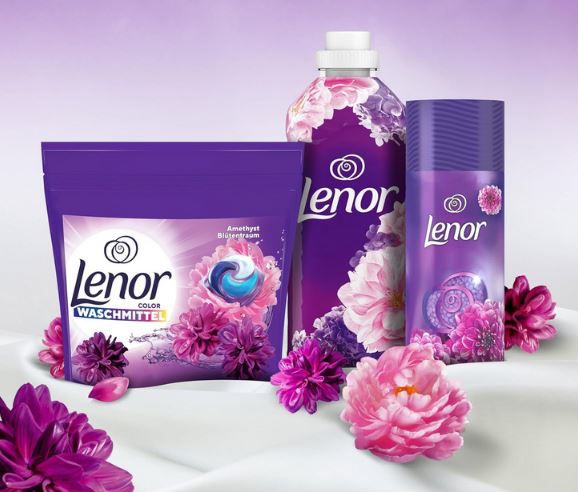 104WL Lenor All in 1 Pods Amethyst Blütentraum Waschmittel ab 26,55€ (statt 42€)