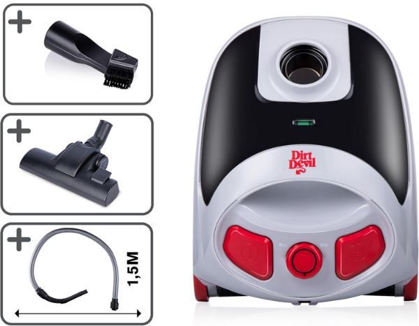 Dirt Devil DD2001 Staubsauger mit Beutel, 800W für 65,94€ (statt 83€)
