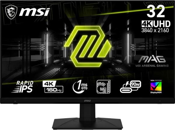 🤑 MSI MAG 322UPF 32 4K UHD Gaming Monitor mit 160Hz für 599,99€ (statt 673€)