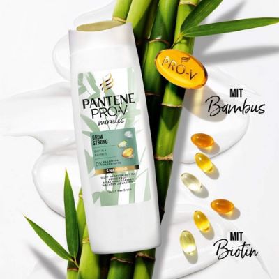 6x Pantene Pro V Miracles Grow Strong Shampoo, je 250ml für 17,70€ (statt 24€)